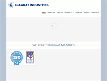 Tablet Screenshot of gujaratind.com